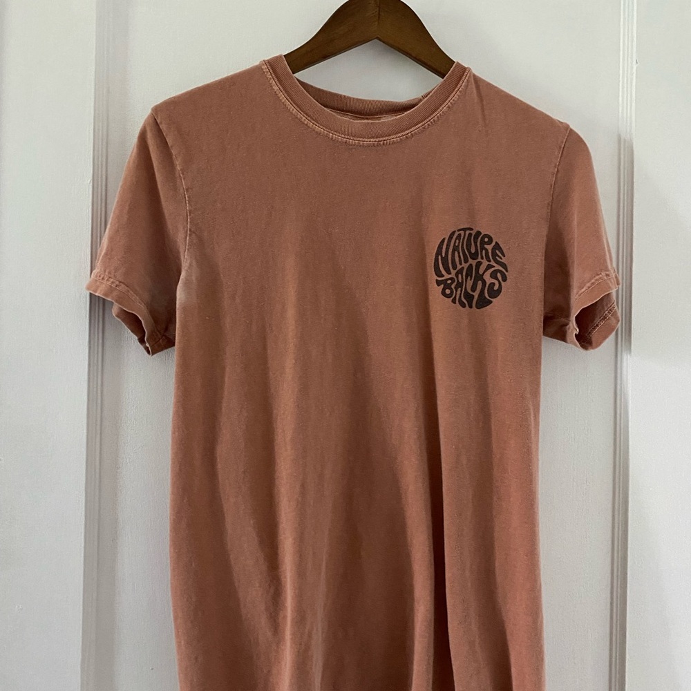 Orange/Rust Heathered Short Sleeve
